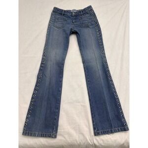 Y2K  Extreme Low Waist Jeans  100% Cotton Size 3